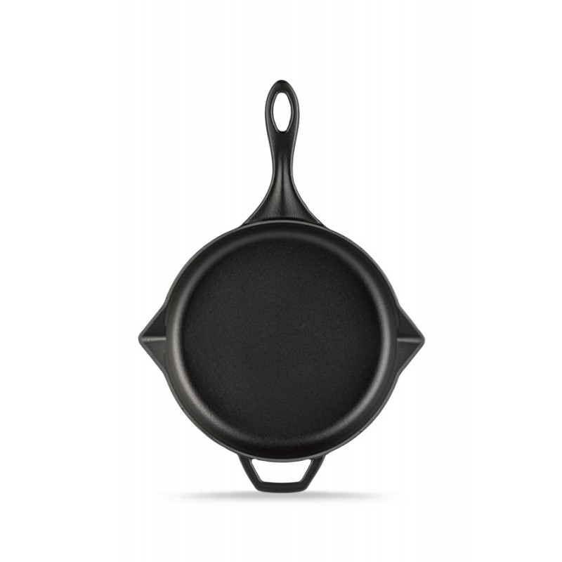 Smaltovaná litinová pánev Solagio, Black Onyx, Ф24cm - Litinová pánev