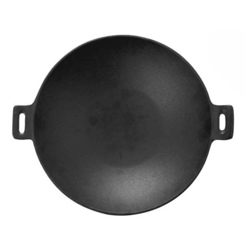 Litinová wok pánev, Ø24 cm | Plochá litinová pánev | Litinová pánev |