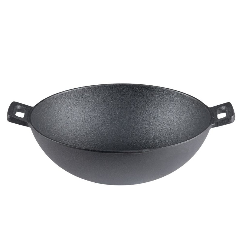Litinová wok pánev, Ø24 cm - 
