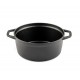 Hluboký litinový hrnec Hosse, Black Onyx, Ф24 | Litinový hrnec |  |
