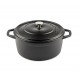 Hluboký litinový hrnec Hosse, Black Onyx, Ф24 | Litinový hrnec |  |