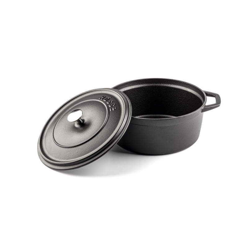 Hluboký litinový hrnec Hosse, Black Onyx, Ф24 | Litinový hrnec |  |