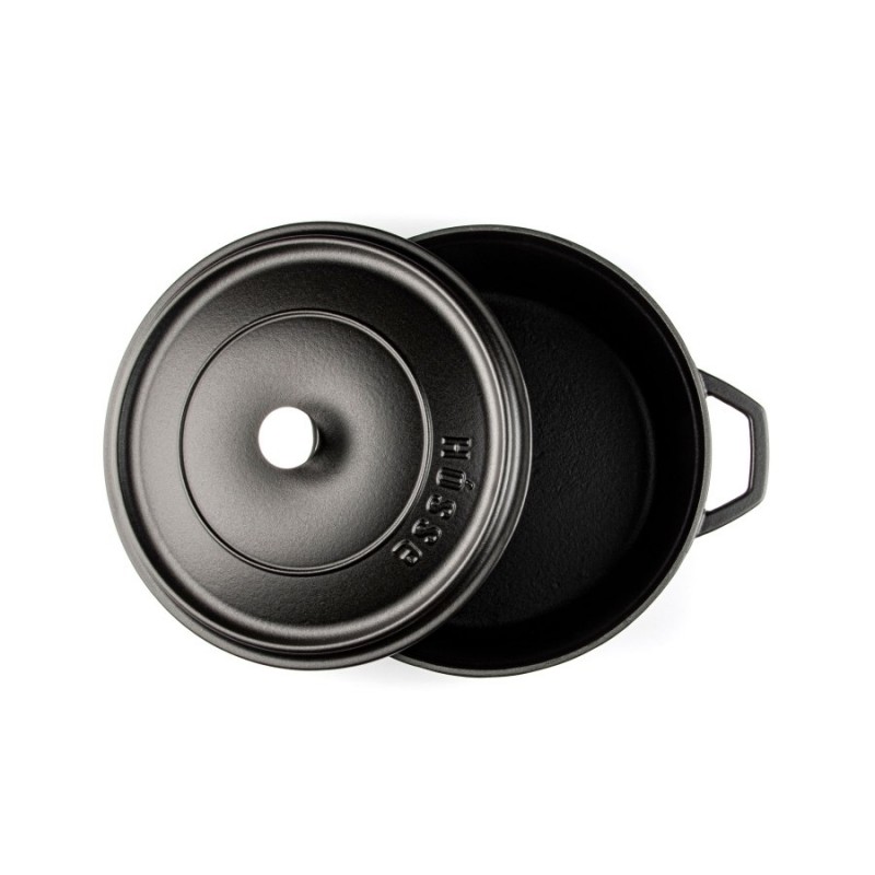 Hluboký litinový hrnec Hosse, Black Onyx, Ф28 | Litinový hrnec |  |