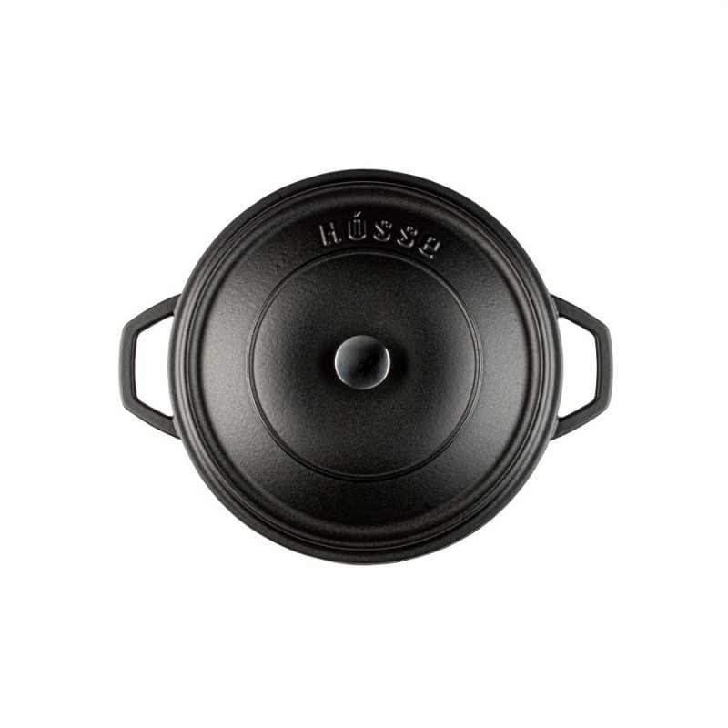 Hluboký litinový hrnec Hosse, Black Onyx, Ф28 | Litinový hrnec |  |