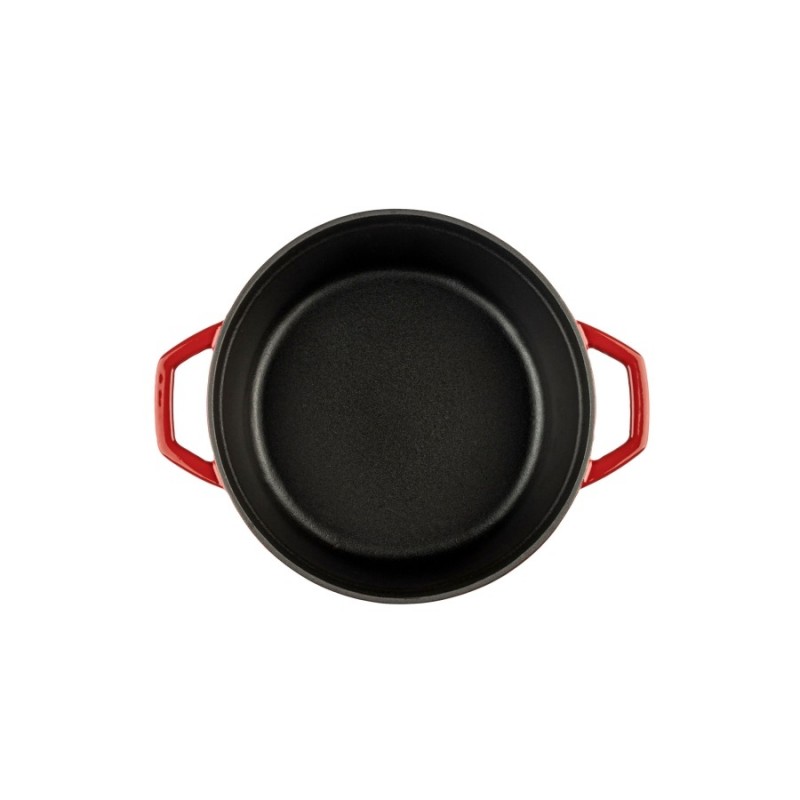 Hluboký litinový hrnec Hosse, Rubin, Ф24 | Litinový hrnec |  |