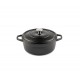 Hluboký litinový hrnec Hosse, Black Onyx, Ф12 | Litinový hrnec |  |
