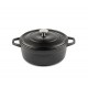 Hluboký litinový hrnec Hosse, Black Onyx, Ф20 | Litinový hrnec |  |