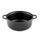 Hluboký litinový hrnec Hosse, Black Onyx, Ф28 | Litinový hrnec |  |