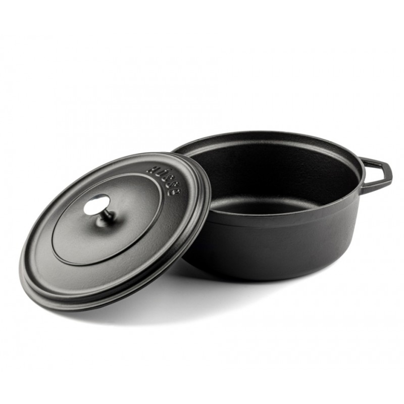 Hluboký litinový hrnec Hosse, Black Onyx, Ф28 | Litinový hrnec |  |