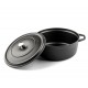 Hluboký litinový hrnec Hosse, Black Onyx, Ф28 | Litinový hrnec |  |
