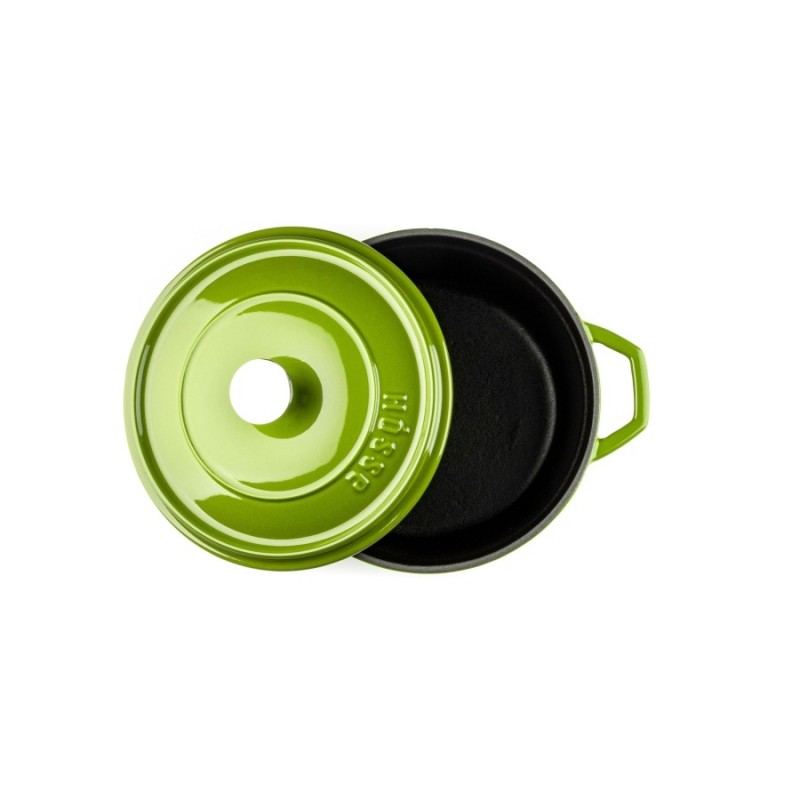 Hluboký litinový hrnec Hosse, Bamboo, Ф12 | Litinový hrnec |  |