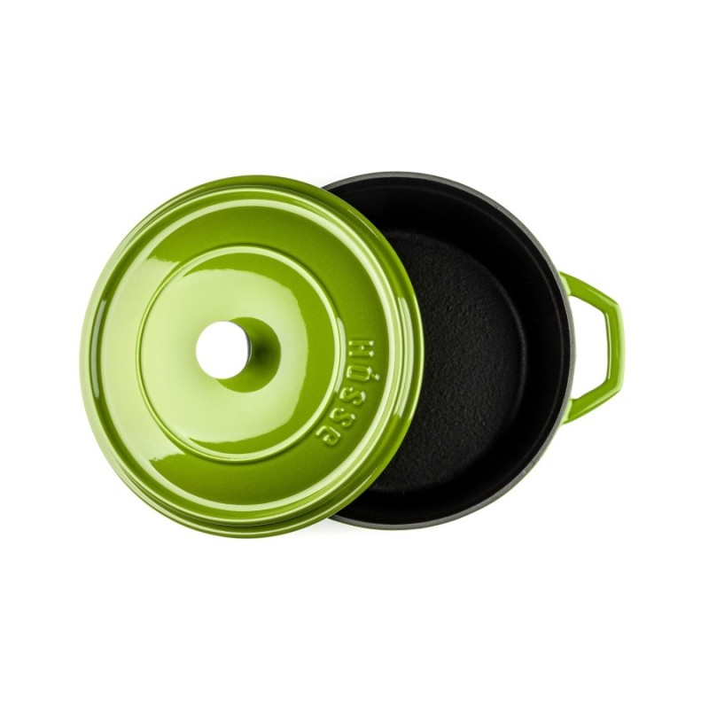 Hluboký litinový hrnec Hosse, Bamboo, Ф24 | Litinový hrnec |  |