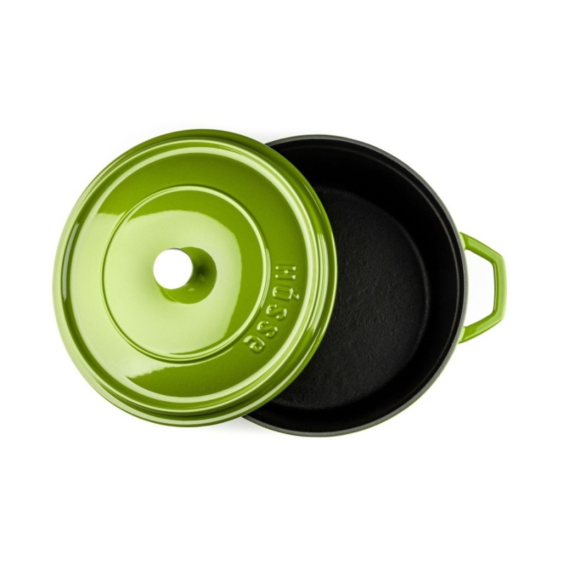 Hluboký litinový hrnec Hosse, Bamboo, Ф28 | Litinový hrnec |  |