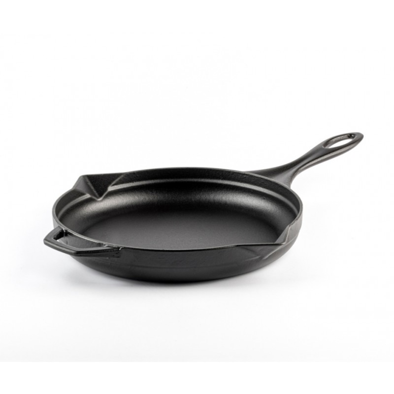 Smaltovaná litinová pánev Solagio, Black Onyx, Ф24cm - Litinová pánev