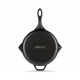 Smaltovaná litinová pánev Hosse, Black Onyx, Ф28cm | Plochá litinová pánev | Litinová pánev |